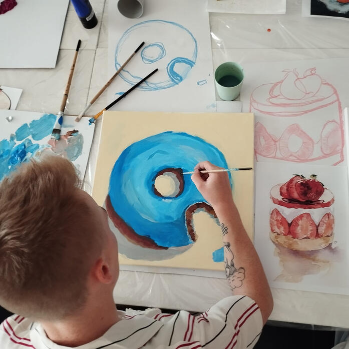 jem oczami i połykam wzrokiem