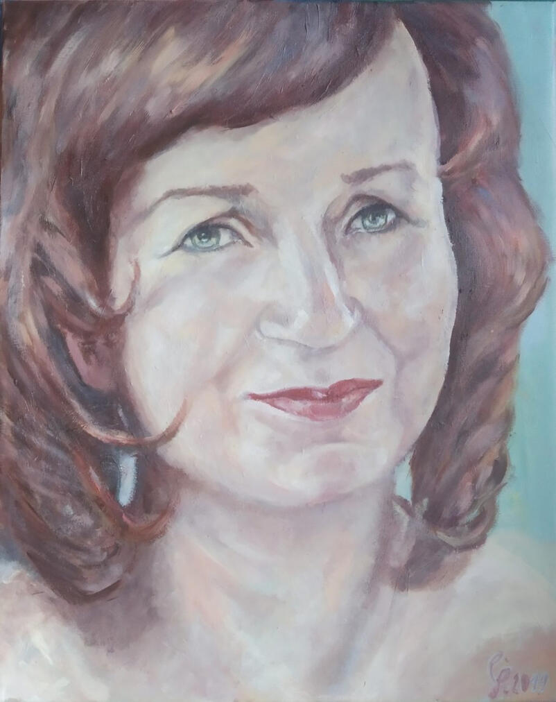 Dorota 2019 r. Olej na płótnie 40×50 cm.