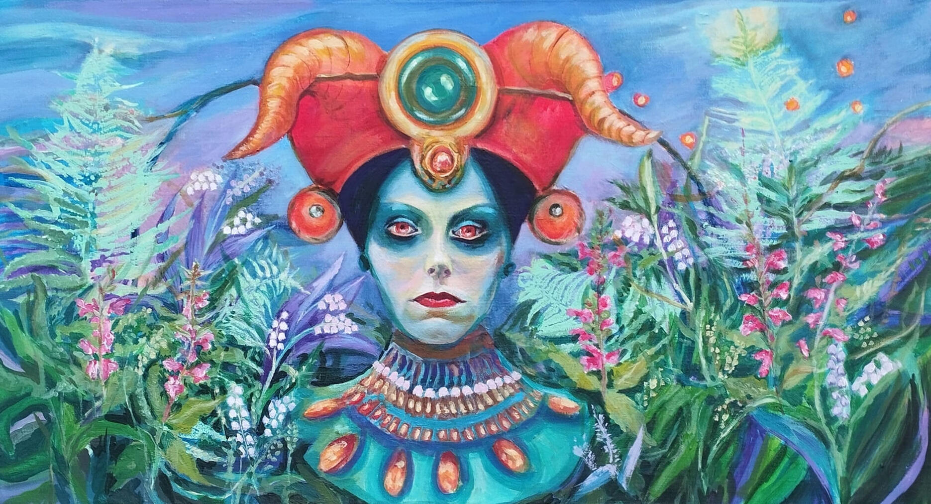 Duchy lasu.110x50 cm.