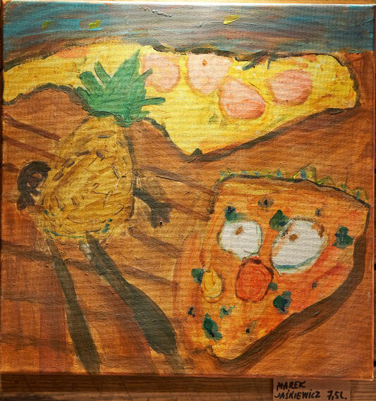 Wernisaż malarstwa dzieci.