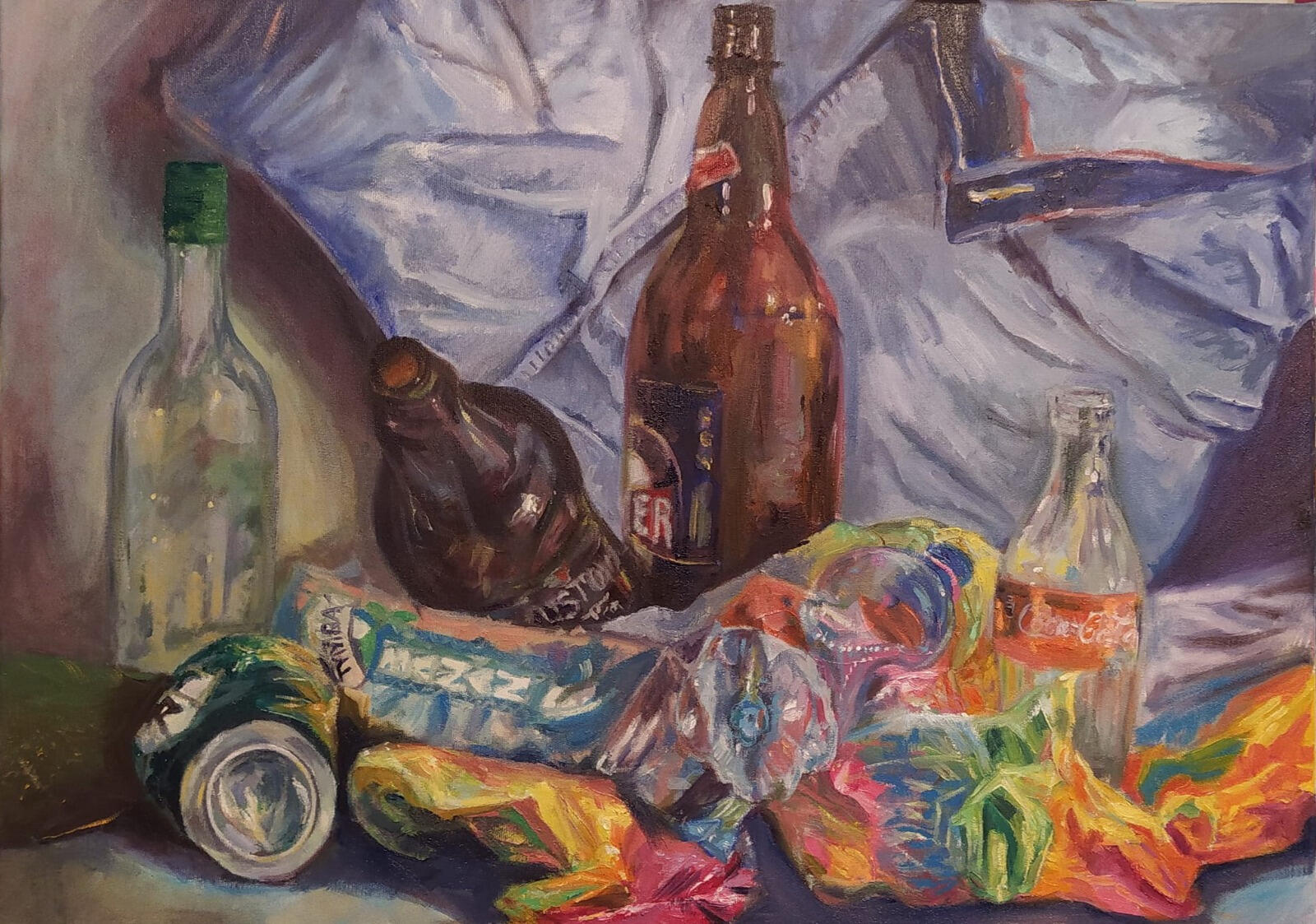 Obraz olejny na płótnie 50x70 cm. 2020r.