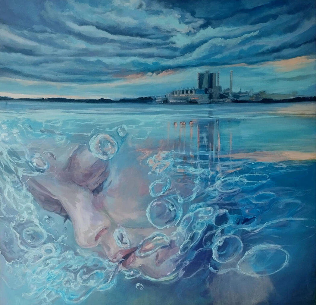 Jestem z Konina.Obraz akrylowy na płótnie 100x100 cm