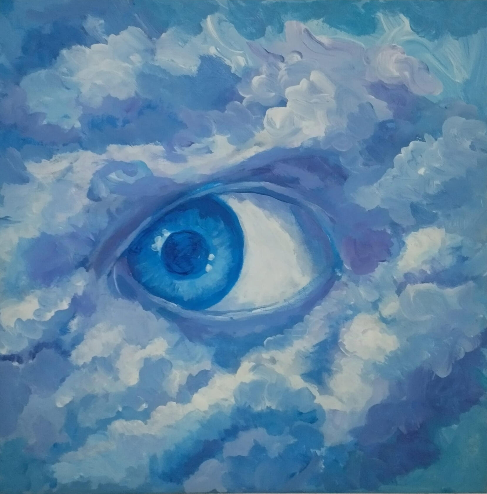 Obraz akrylowy na płótnie 40x40 cm.