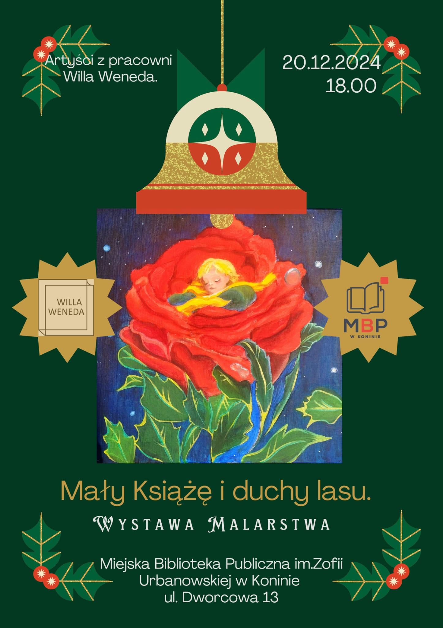 Jeśli czytaliście , to wiecie że opowieść o przyjażni , miłości i bliskości jest idealana na ten wyjątkowy czas. To właśnie wybr Bądźcie z nami 20.12.2024 o godz. 18.00 w Miejskiej Bibliotece Publicznej na ulicy Dworcowej 13 w Koninie. Artyści z Domu Janiny Perathoner-Willa Weneda ♥