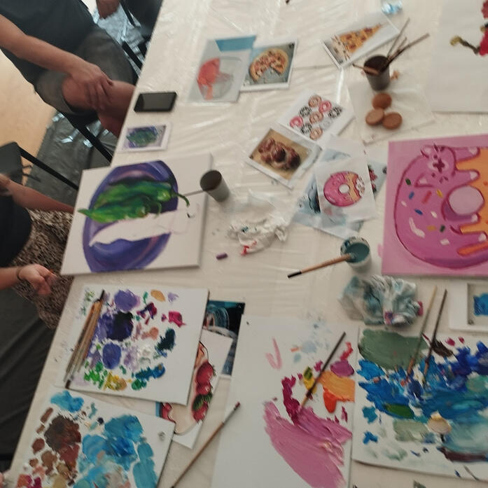 jem oczami i połykam wzrokiem