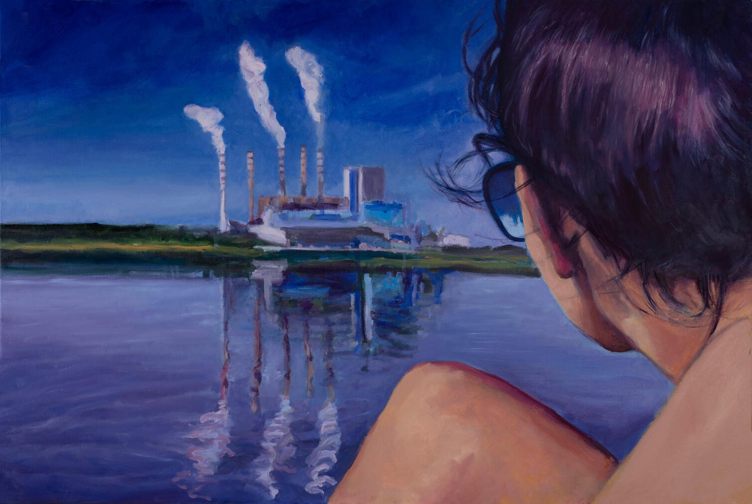 Wakacje w Koninie. Obraz olejny na płótnie 150x100cm . 2019r. Kolekcja prywatna.